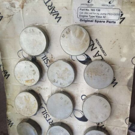 Calibrating Disc Set for Injection Pump P/N-165136 for WARTSILA R32 Engine